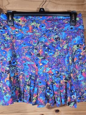 Dona Jo Skirt Skort Golf Tennis Pickleball Size 2 Lg Multicolor Activewear